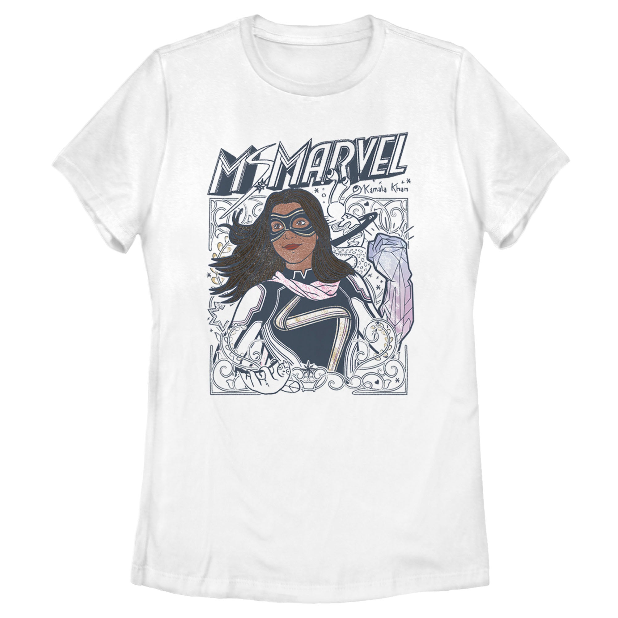 Marvel – Ms. Marvel Doodle Kamala Tee