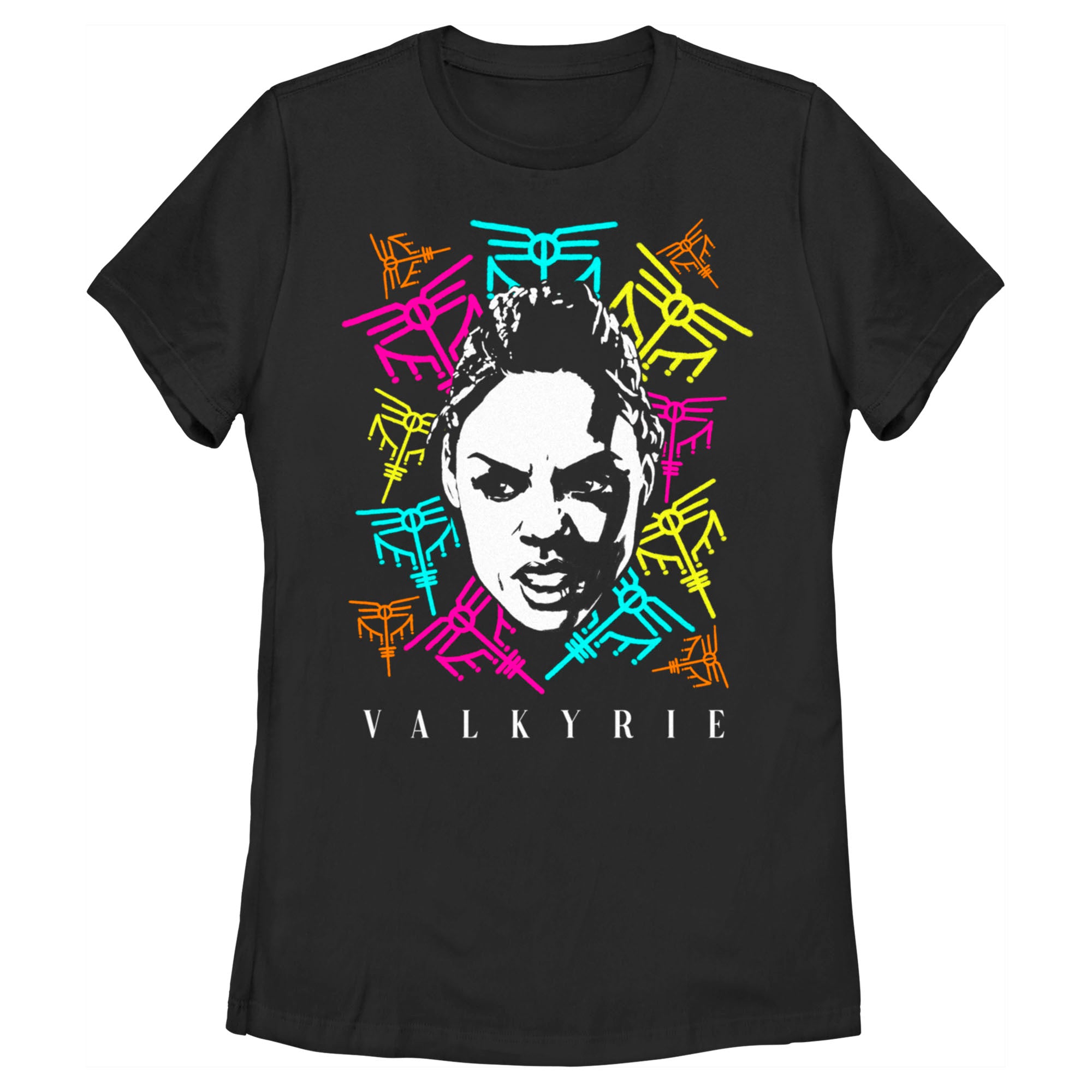 Marvel – Valkyrie Logos Graphic Tee