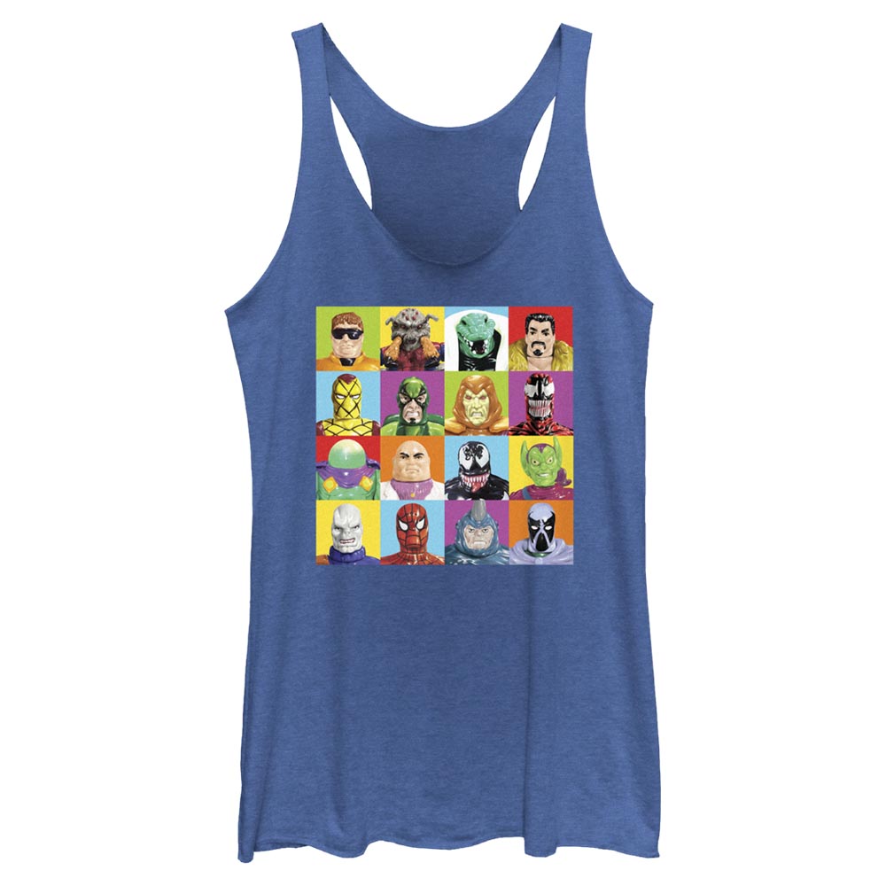 Marvel – Spider-Man Spidey Figure Squares Tank Top